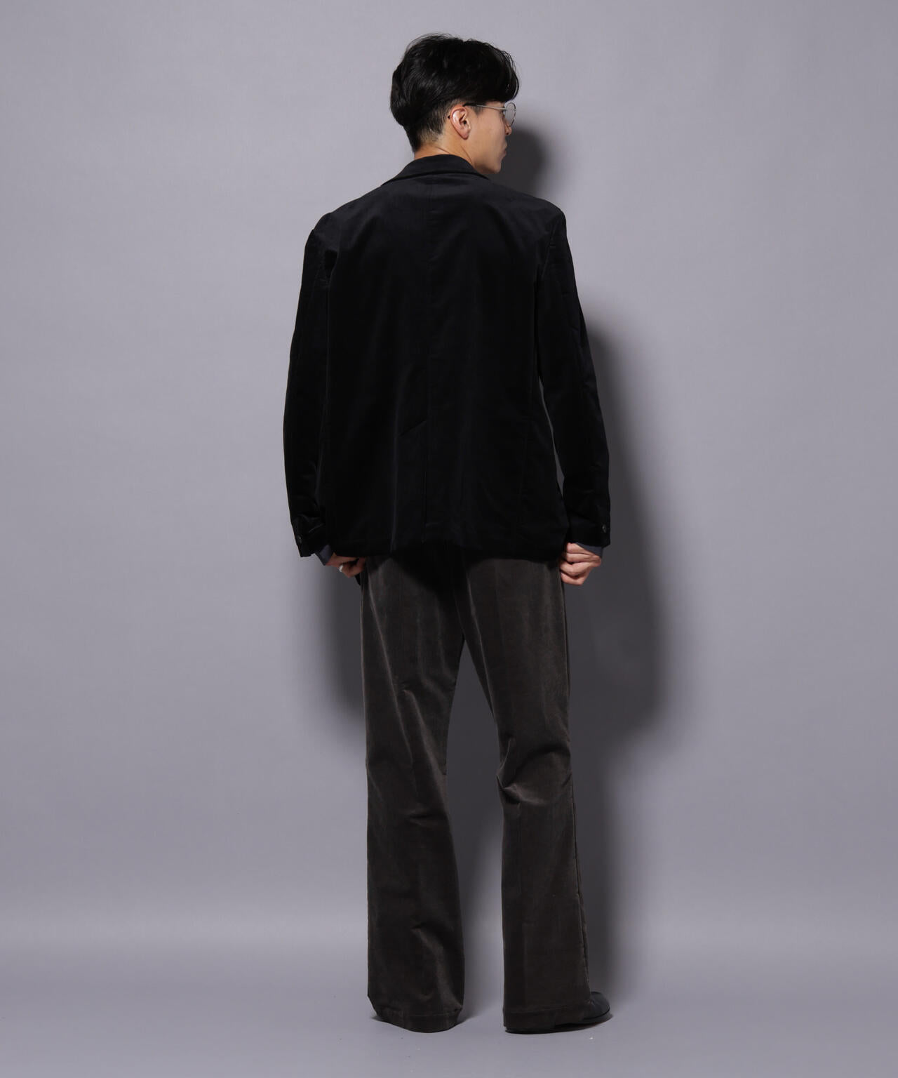 AIRコーデュロイ ダブルブレストジャケット/STRETCH(セットアップ可)