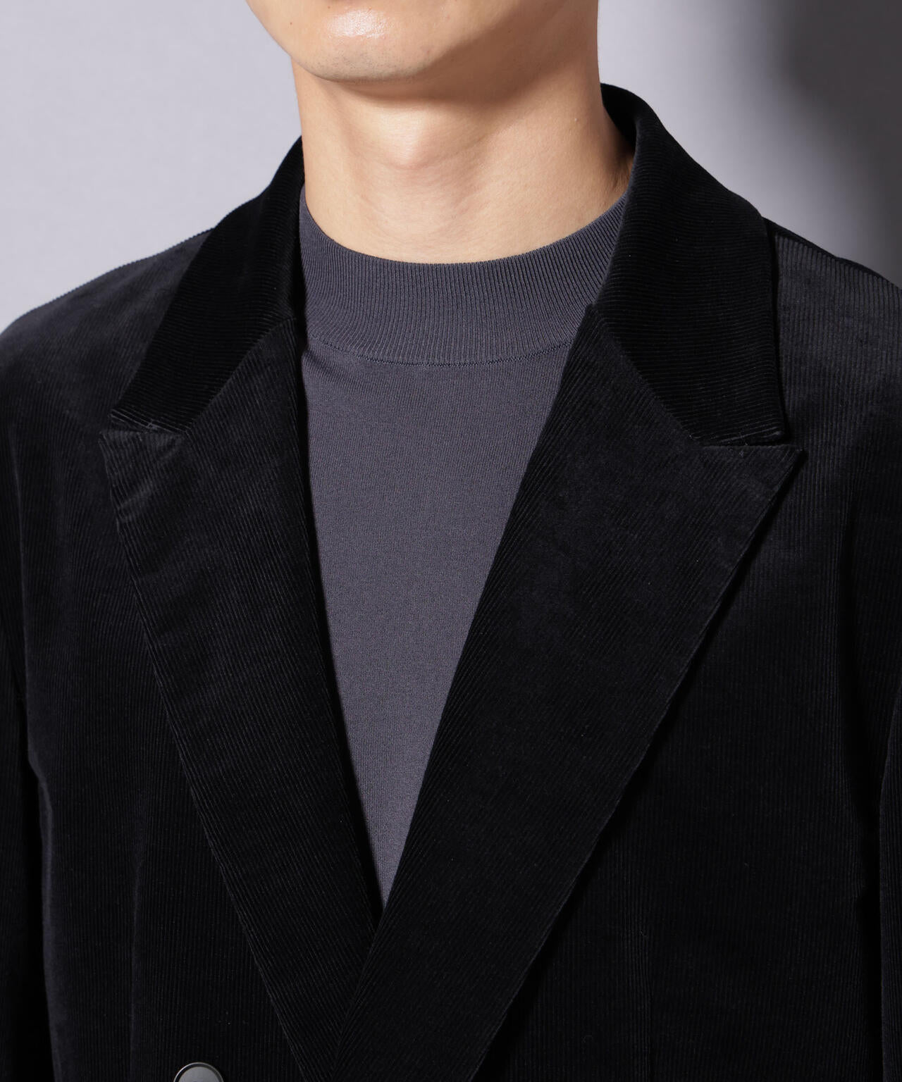 AIRコーデュロイ ダブルブレストジャケット/STRETCH(セットアップ可)