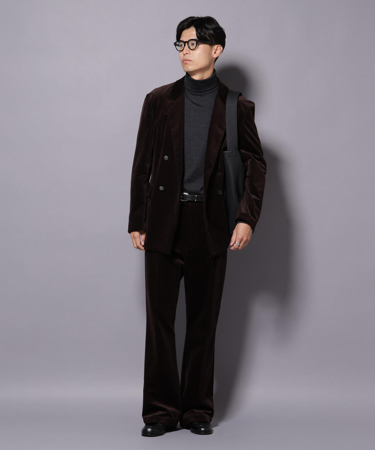 AIRコーデュロイ ダブルブレストジャケット/STRETCH(セットアップ可)