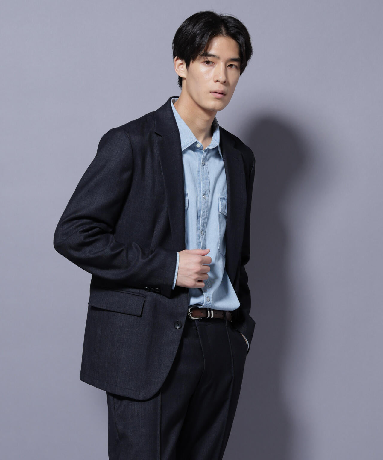 「N JACKET PREMIUM」ウールデニムジャケット/STRETCH(セットアップ可)