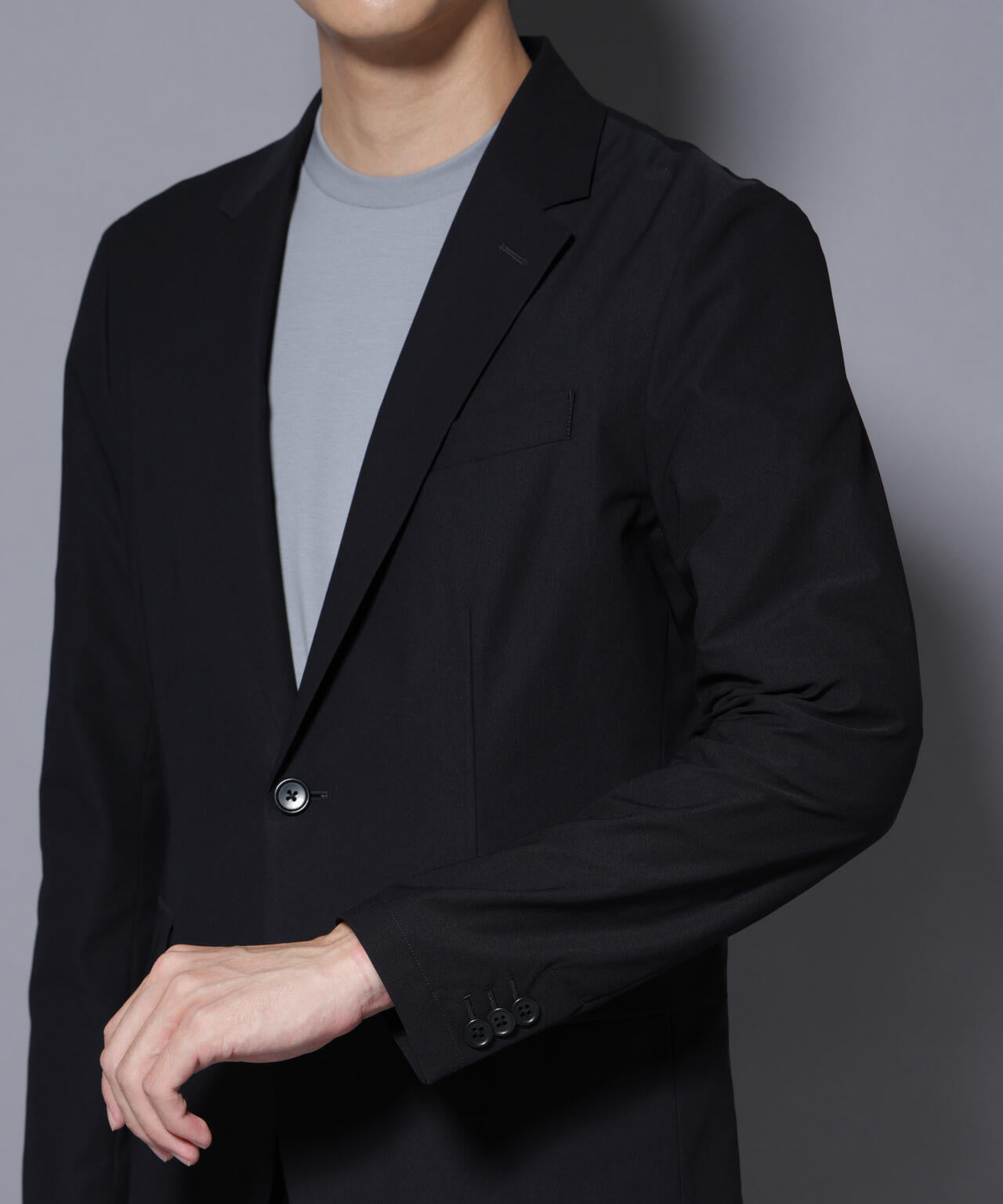 「N JACKET BASIC」TEXBRID(R) ツイルジャケット/ストレッチ・撥水(セットアップ可)