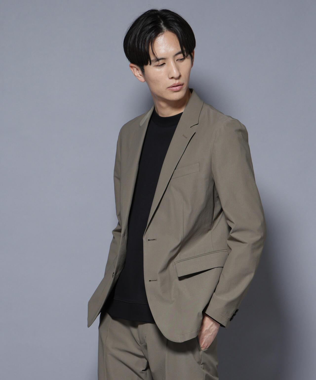 「N JACKET BASIC」TEXBRID(R) ツイルジャケット/ストレッチ・撥水(セットアップ可)