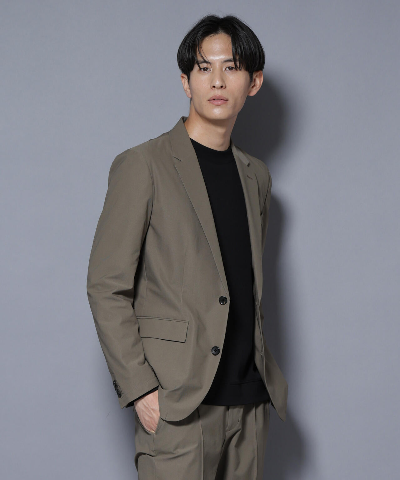 「N JACKET BASIC」TEXBRID(R) ツイルジャケット/ストレッチ・撥水(セットアップ可)