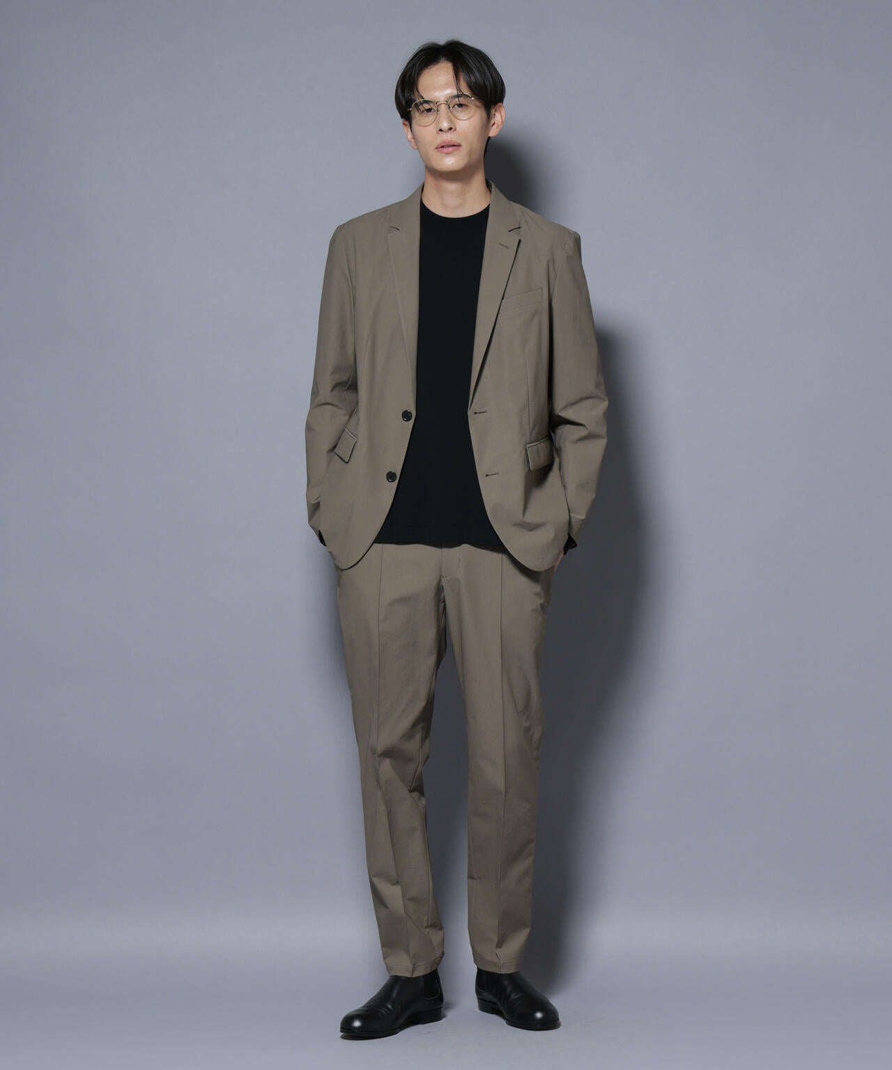 「N JACKET BASIC」SizeMoreTEXBRID(R)ストレッチジャケット(セットアップ可)