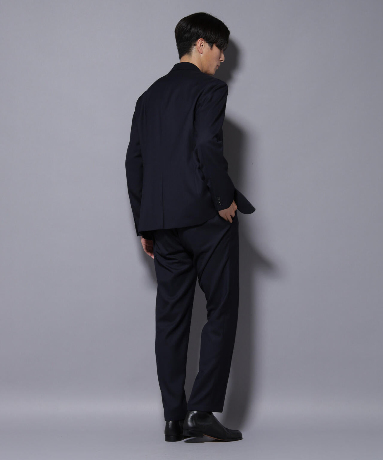 「N JACKET PREMIUM」RENU(R) ウール混洗えるサキソニージャケット(セットアップ可)