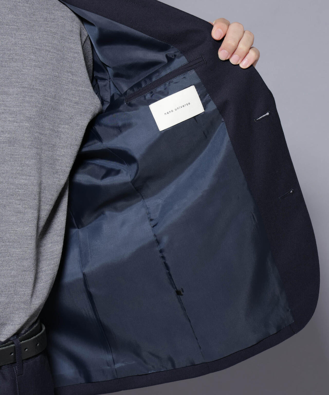 「N JACKET PREMIUM」RENU(R) ウール混洗えるサキソニージャケット(セットアップ可)