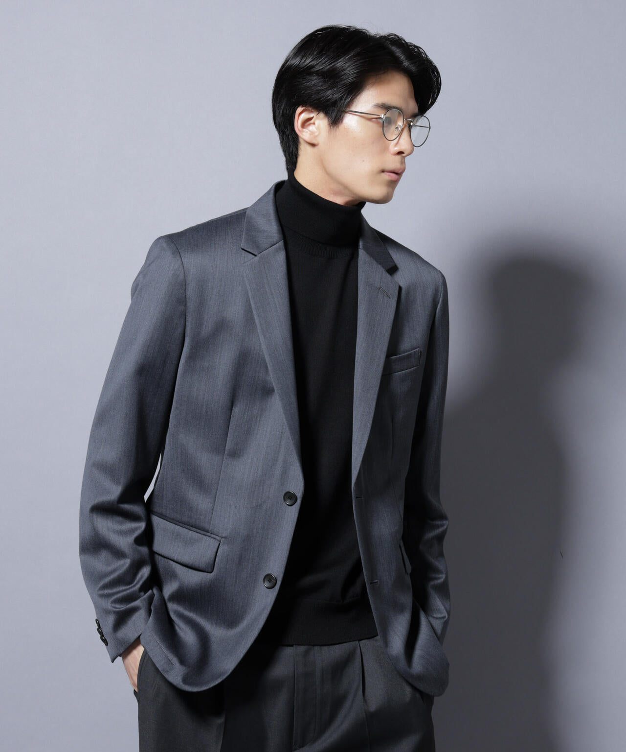 【大人気セットアップ】「Damerino Select」 ウールシルクベネシャンジャケット(セットアップ可)