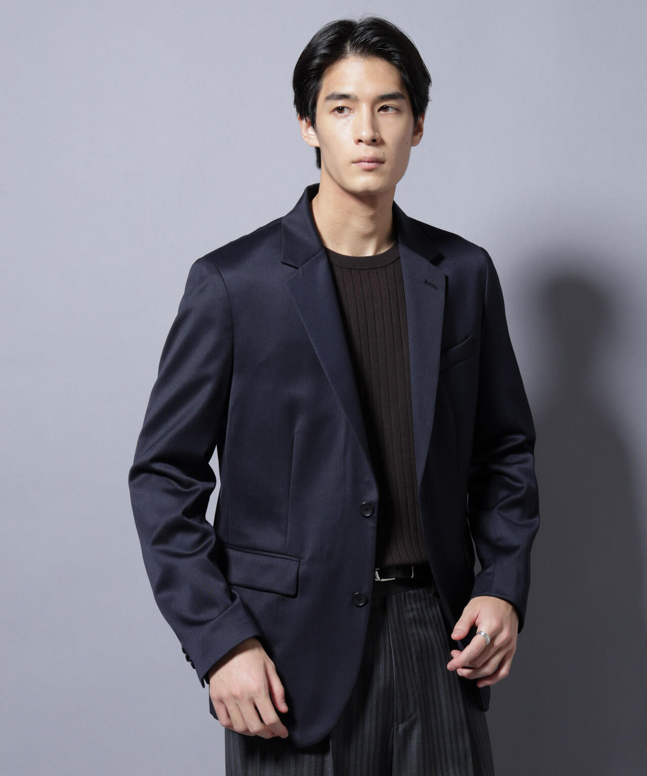 【大人気セットアップ】「Damerino Select」 ウールシルクベネシャンジャケット(セットアップ可)