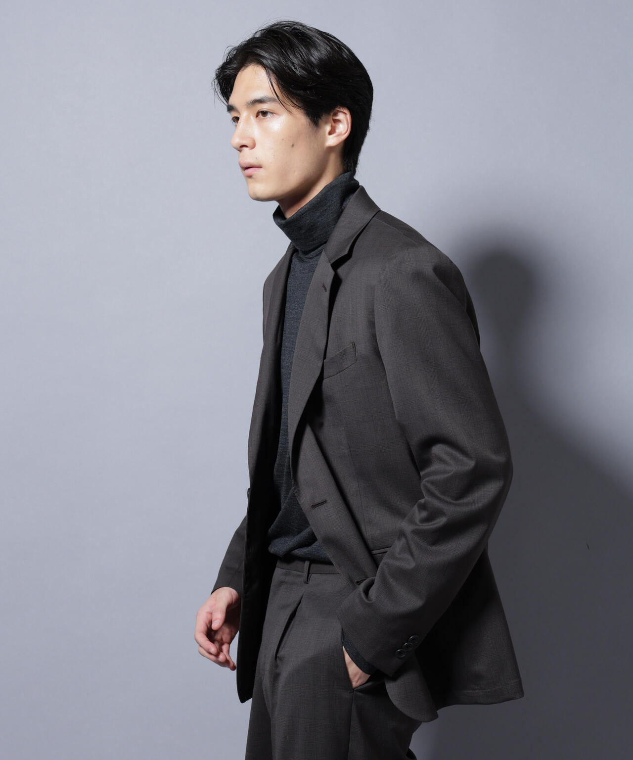 【大人気セットアップ】「Damerino Select」 RENU(R)T/Wシャドーチェックジャケット(セットアップ可)