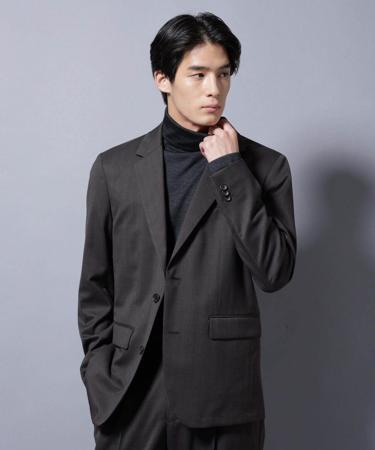 【大人気セットアップ】「Damerino Select」 RENU(R)T/Wシャドーチェックジャケット(セットアップ可)