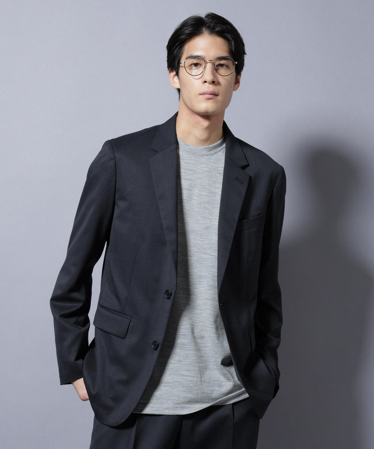 【大人気セットアップ】「Damerino Select」 RENU(R)T/Wシャドーチェックジャケット(セットアップ可)