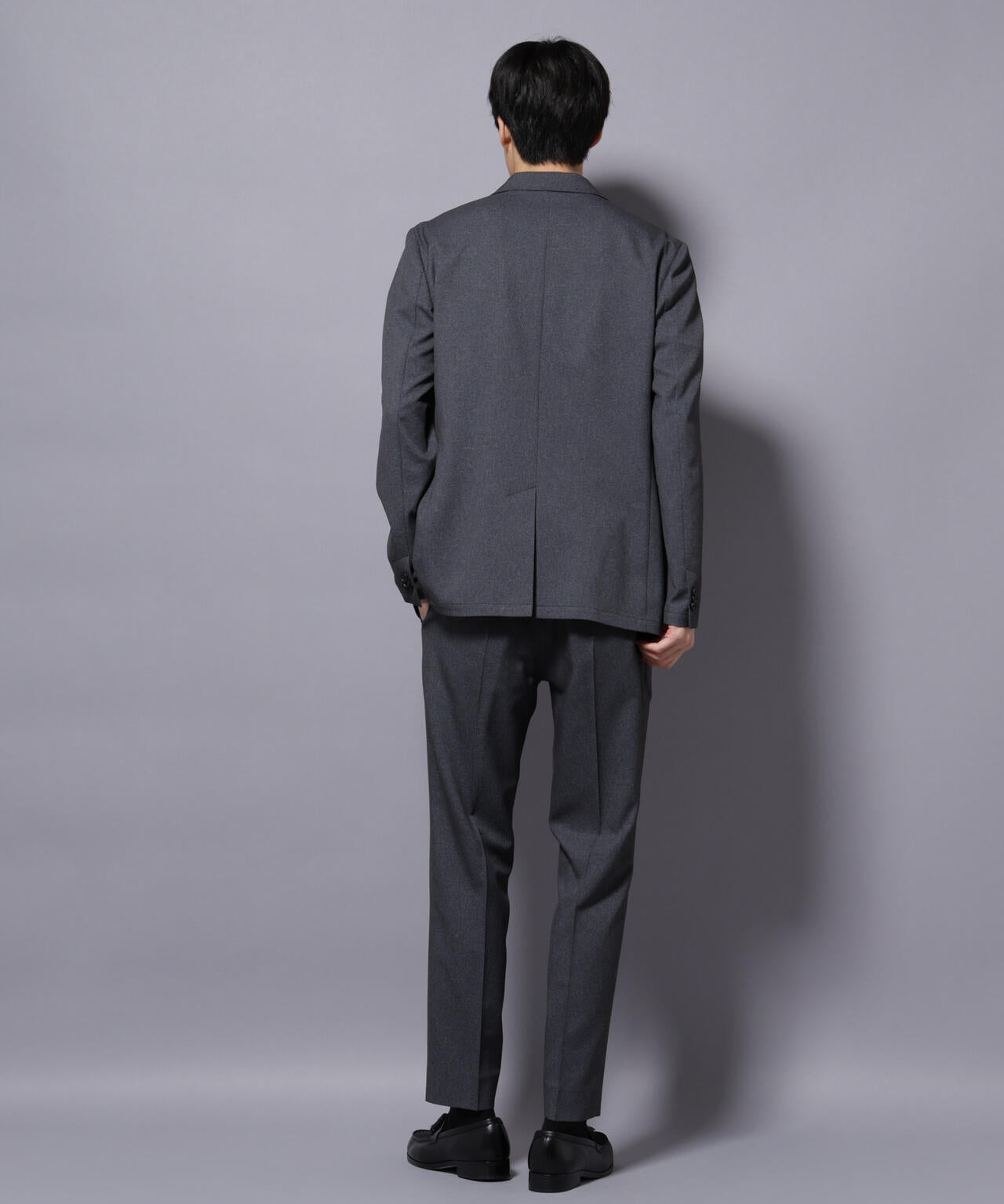 【大人気セットアップ】「Damerino」LANATEC(R)シャークスキンセットアップ防シワ形態安定