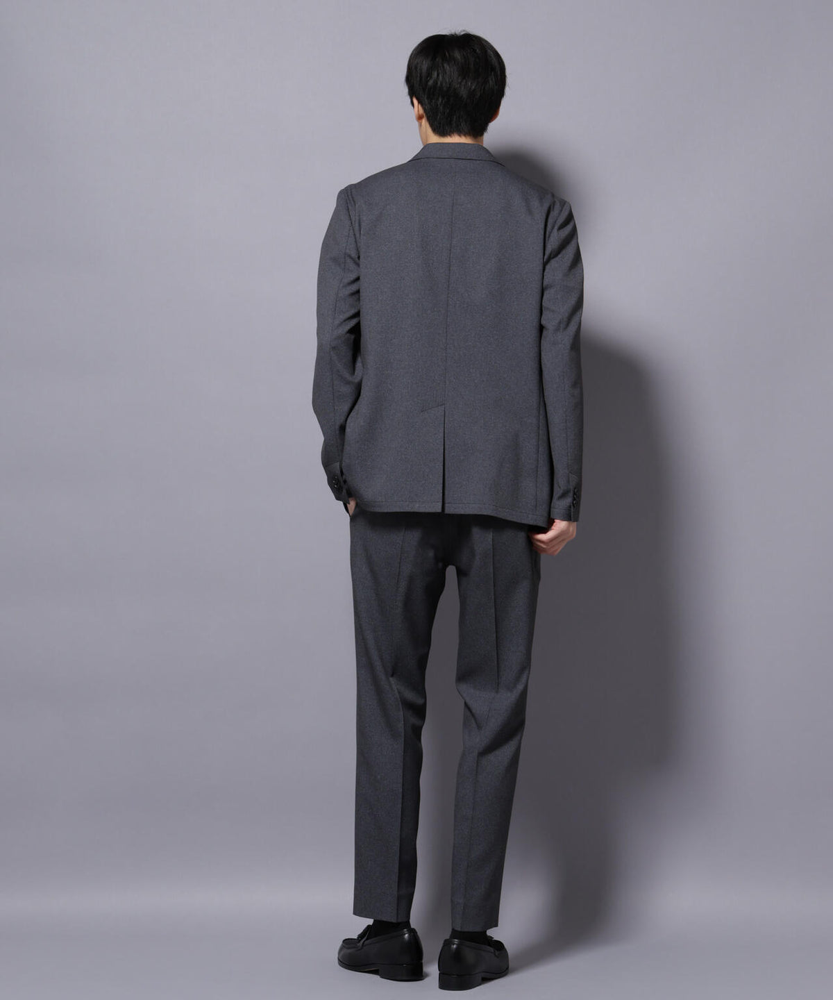 【大人気セットアップ】「Damerino」LANATEC(R)シャークスキンセットアップ防シワ形態安定