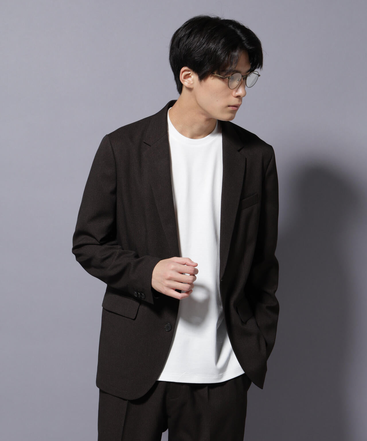 【大人気セットアップ】「Damerino」LANATEC(R)シャークスキンセットアップ防シワ形態安定