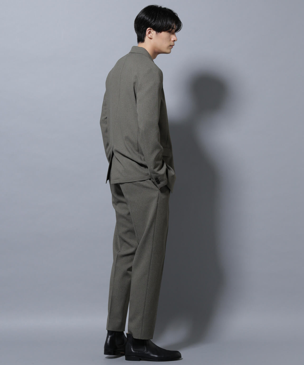 【大人気セットアップ】「Damerino」LANATEC(R)メランジオックスストレッチセットアップ