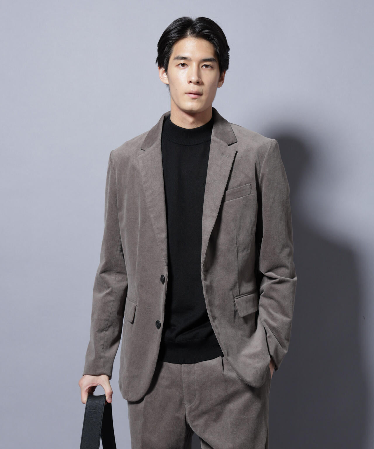 「Damerino」コットンコーデュロイストレッチセットアップ