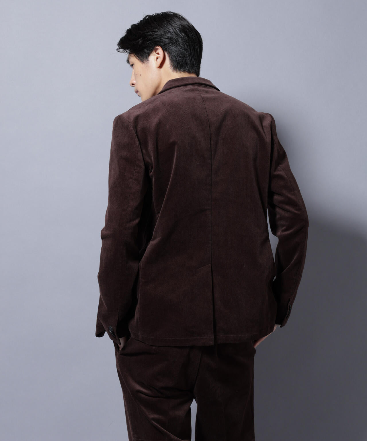 「Damerino」コットンコーデュロイストレッチセットアップ