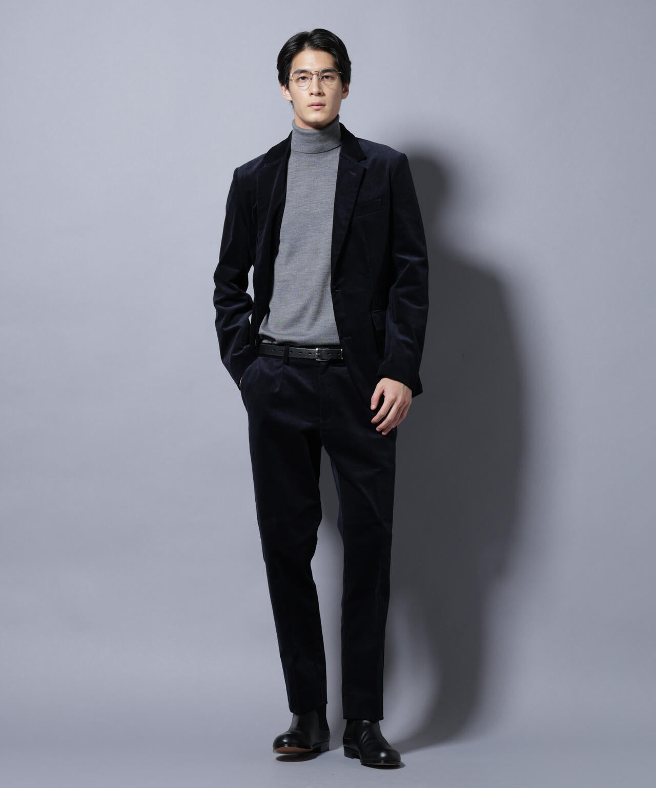 「Damerino」コットンコーデュロイストレッチセットアップ