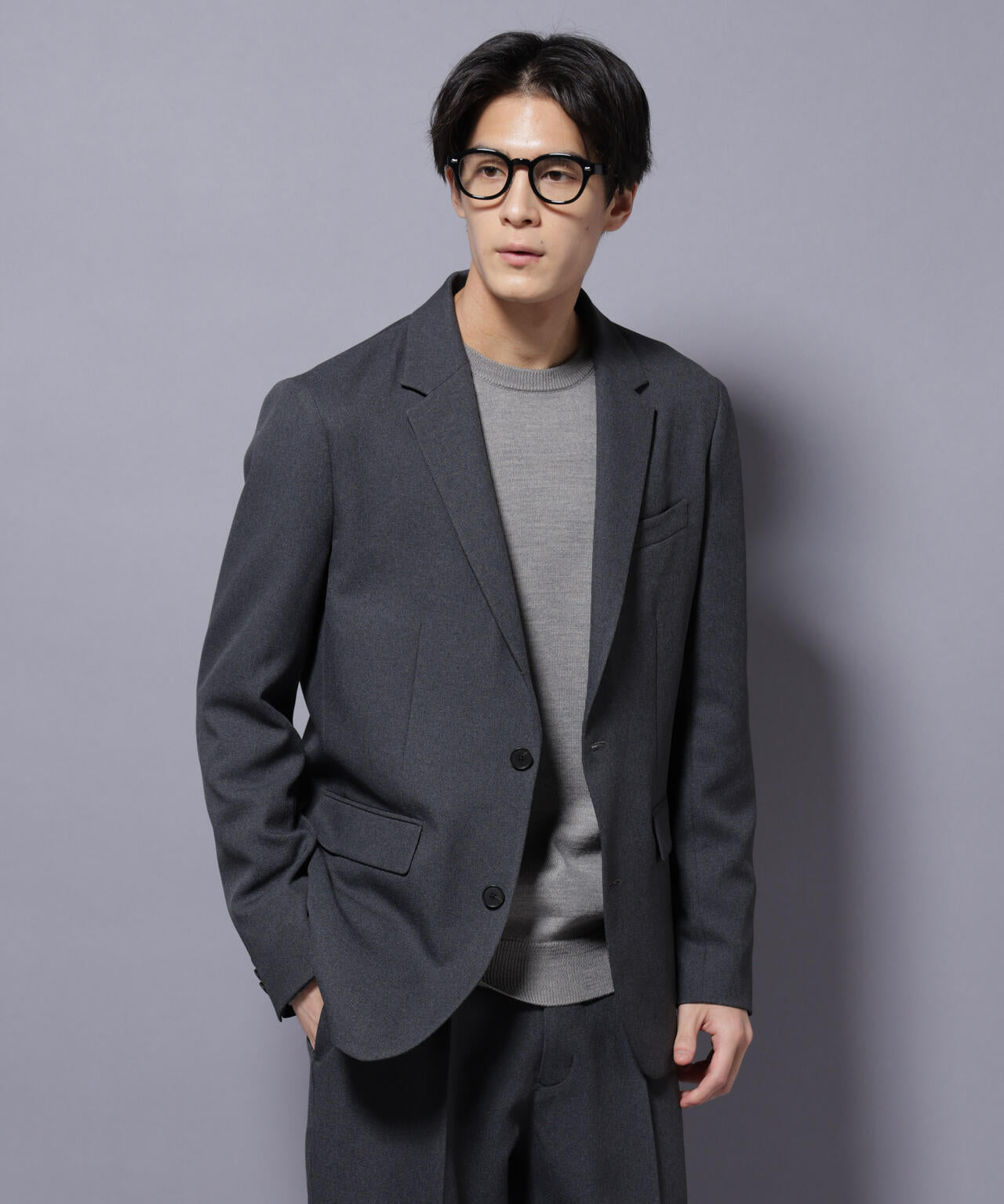 「Damerino」LANATEC(R) メランジツイルセットアップ