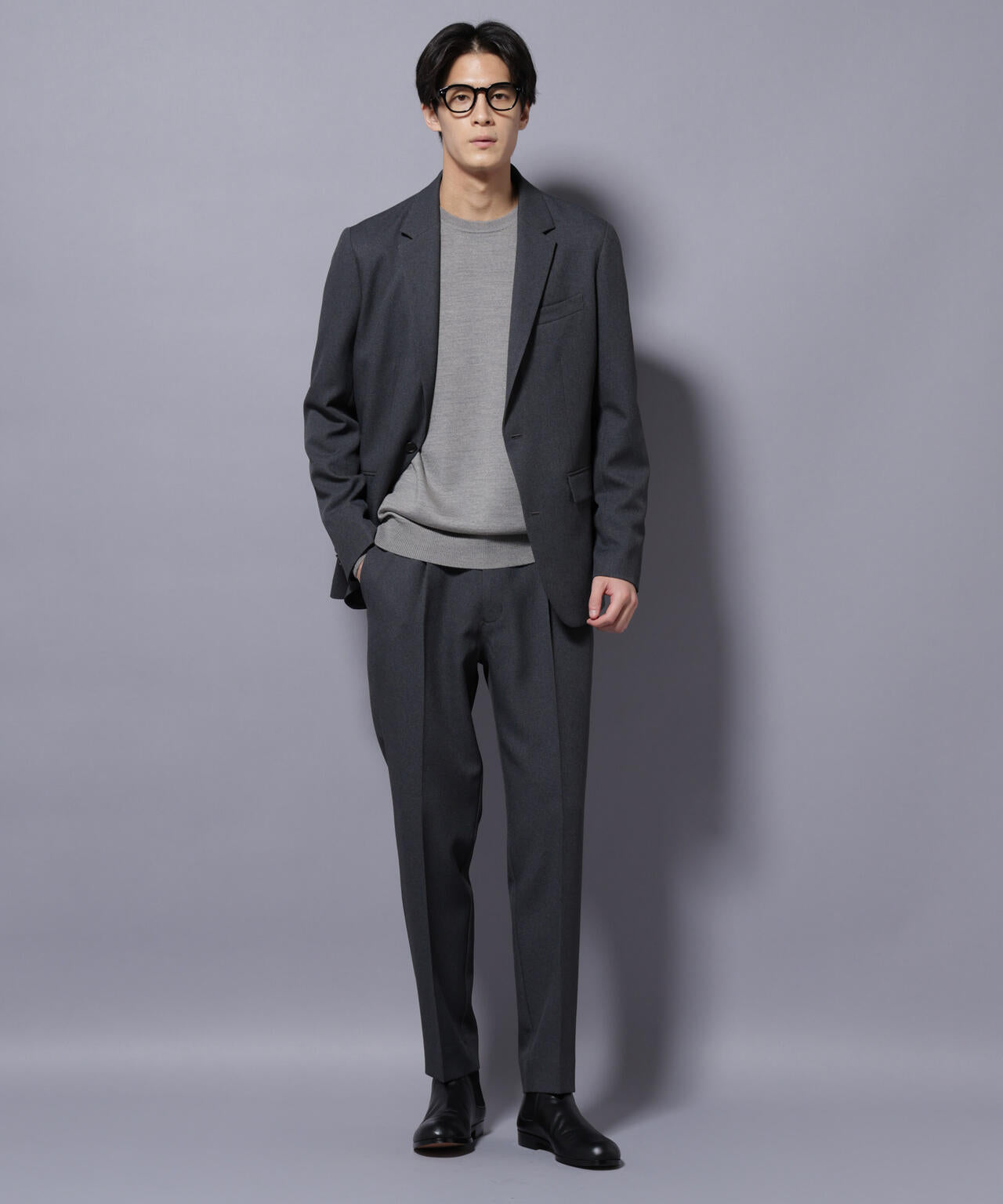 「Damerino」LANATEC(R) メランジツイルセットアップ