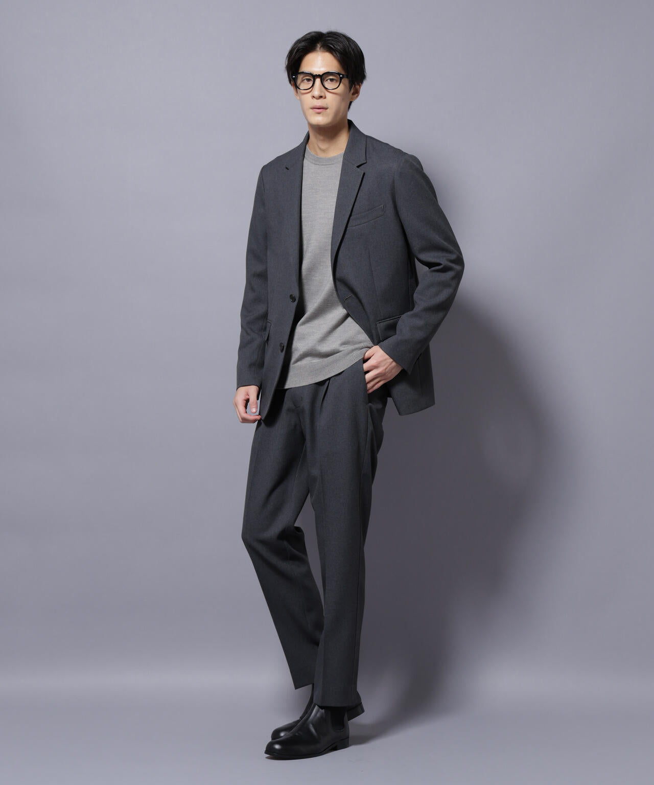 「Damerino」LANATEC(R) メランジツイルセットアップ