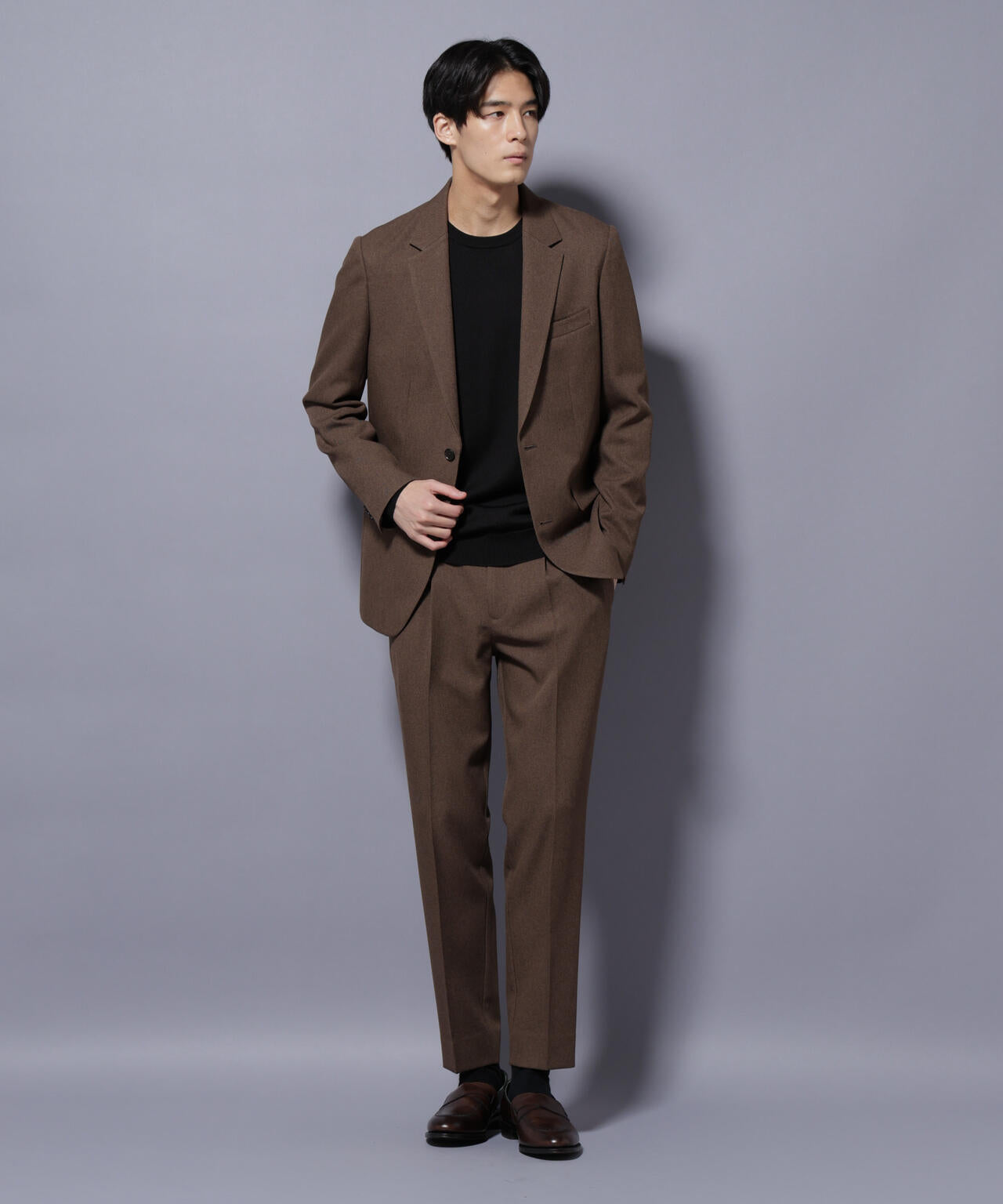 「Damerino」LANATEC(R) メランジツイルセットアップ