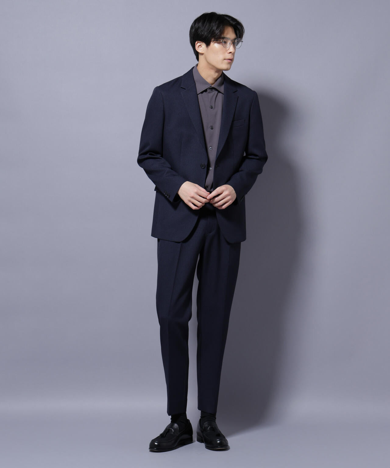 「Damerino」LANATEC(R) メランジツイルセットアップ