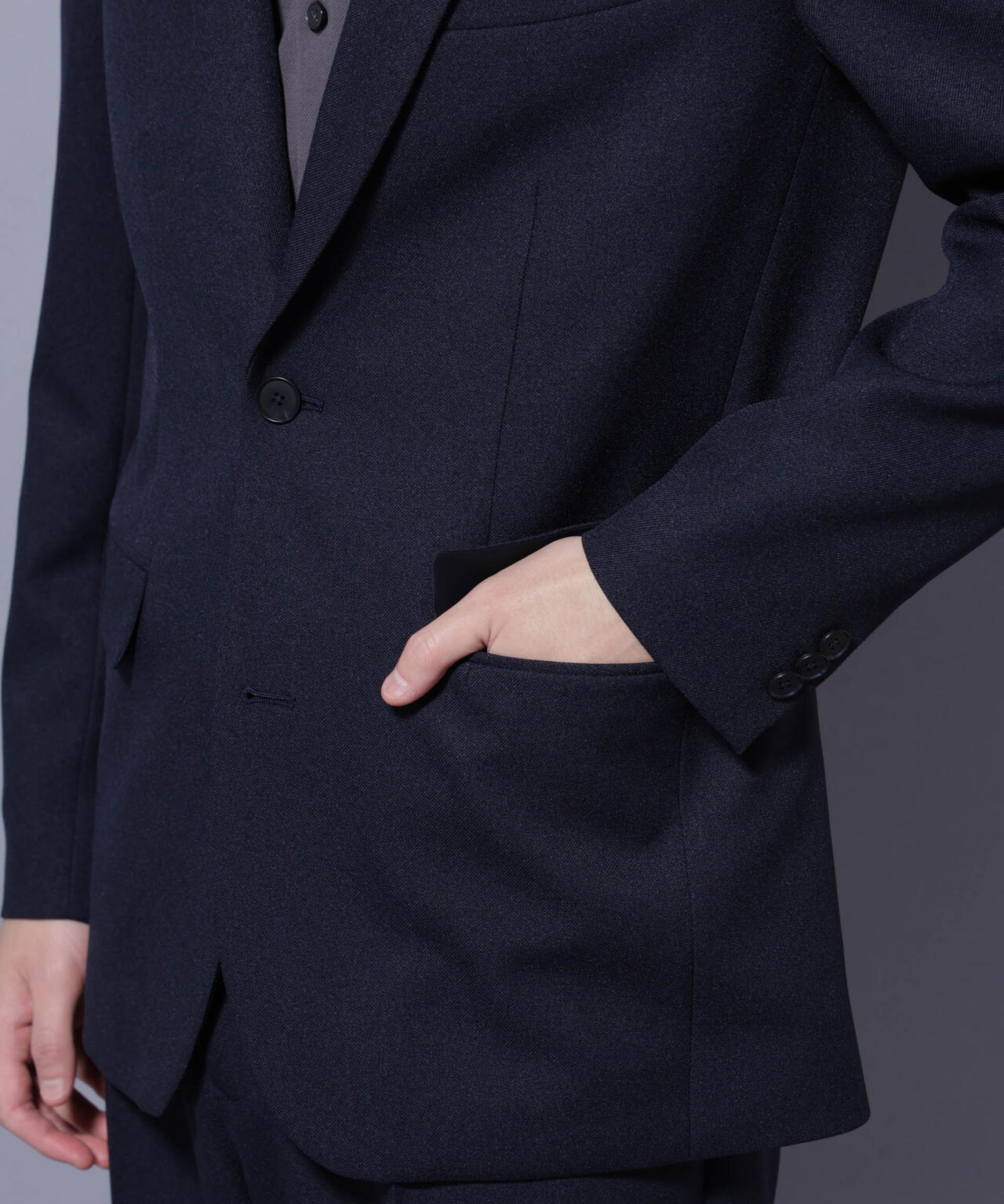 「Damerino」LANATEC(R) メランジツイルセットアップ