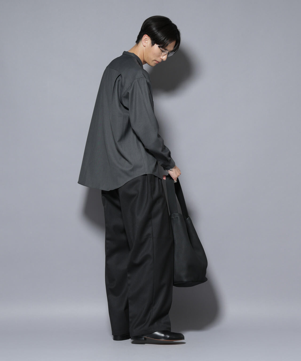 「Gavante」 ドライギャバスタンドカラーシャツ