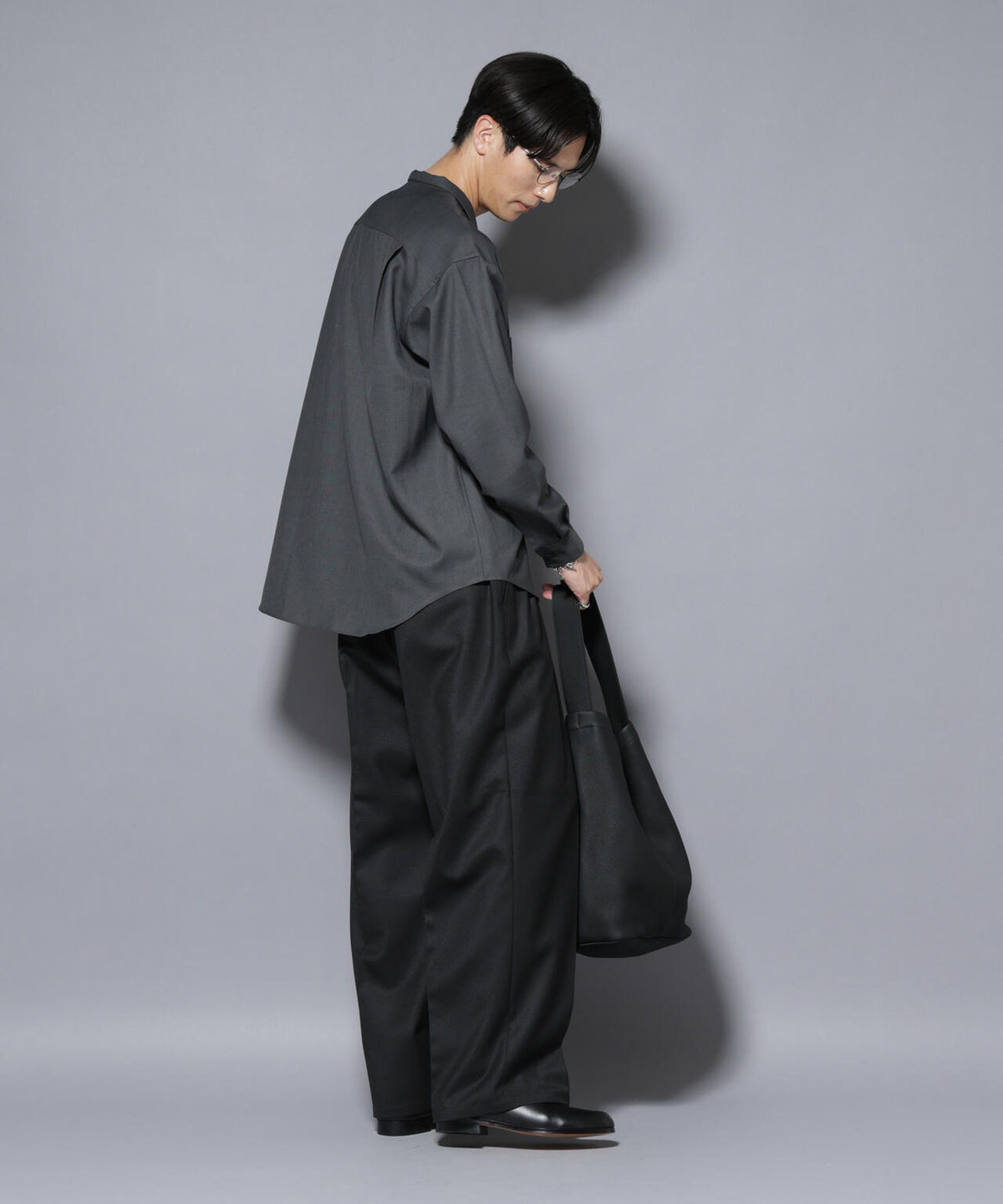 「Gavante」 ドライギャバスタンドカラーシャツ