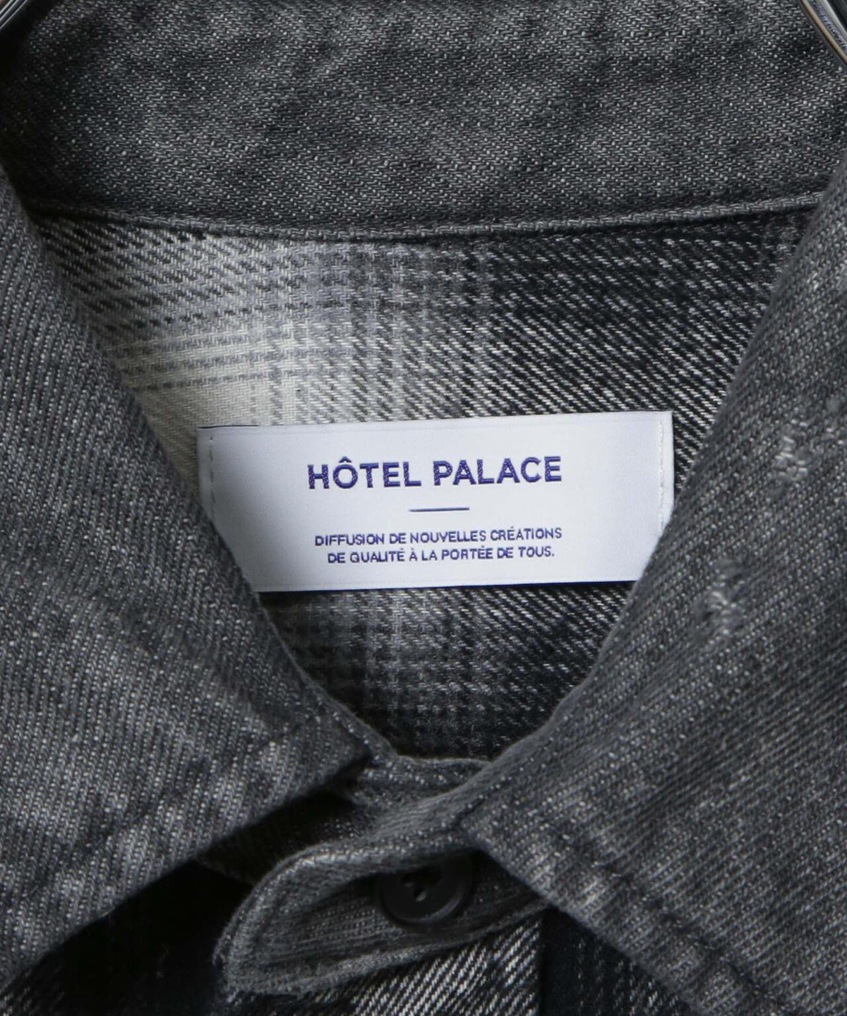 「HOTEL PALACE」 ヴィンテージライクオンブレチェックネルシャツ