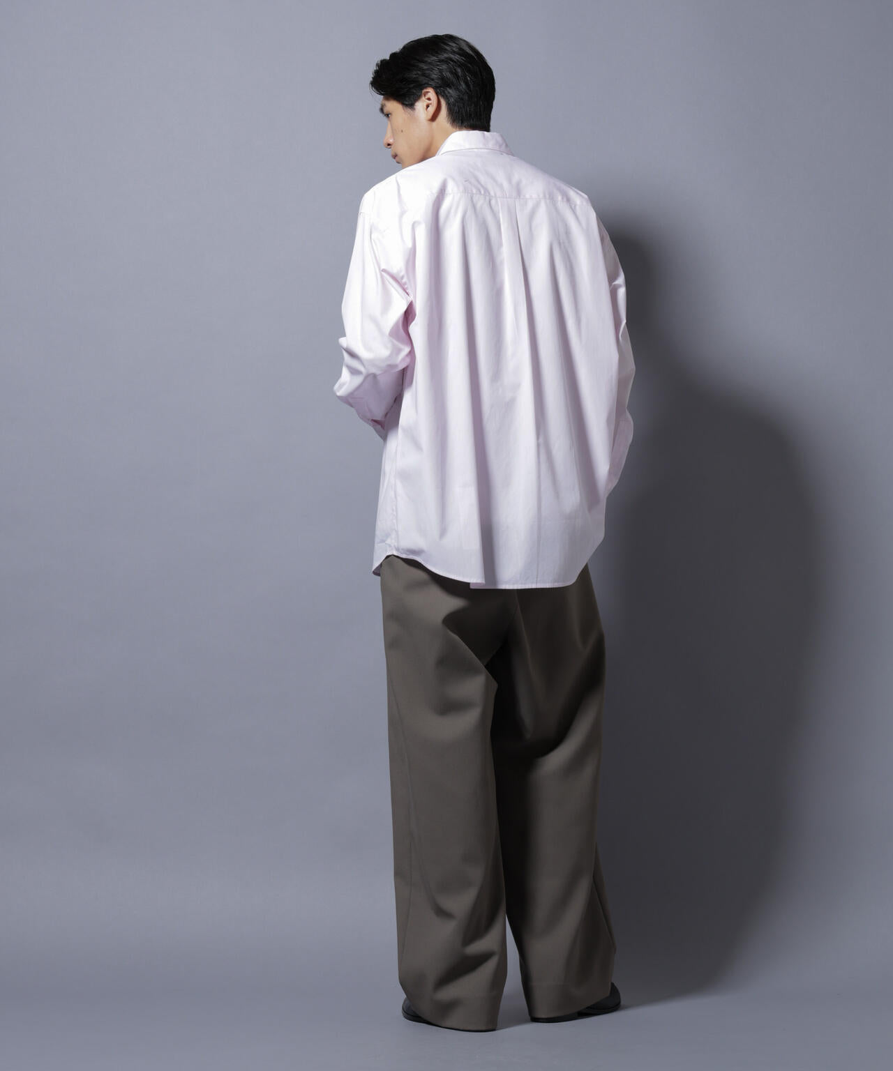 「SIDOGRAS-SIDOPOPEL」 マイクロストライプシャツ