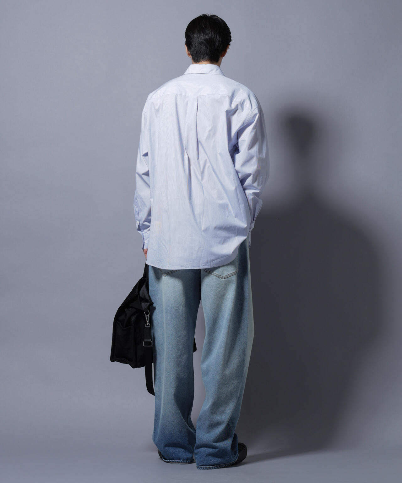 「SIDOGRAS-SIDOPOPEL」 マイクロストライプシャツ