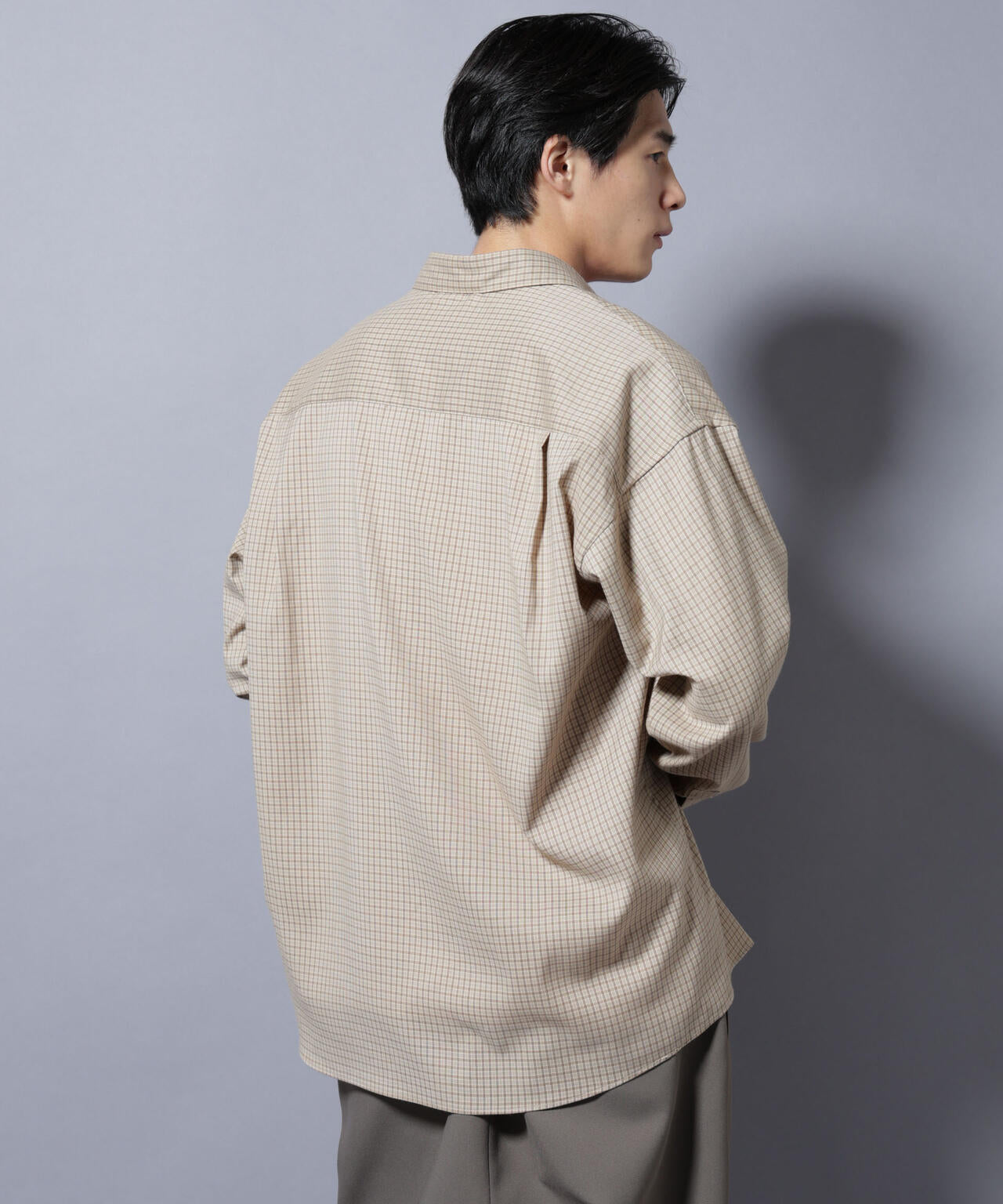 グランパチェックシャツ