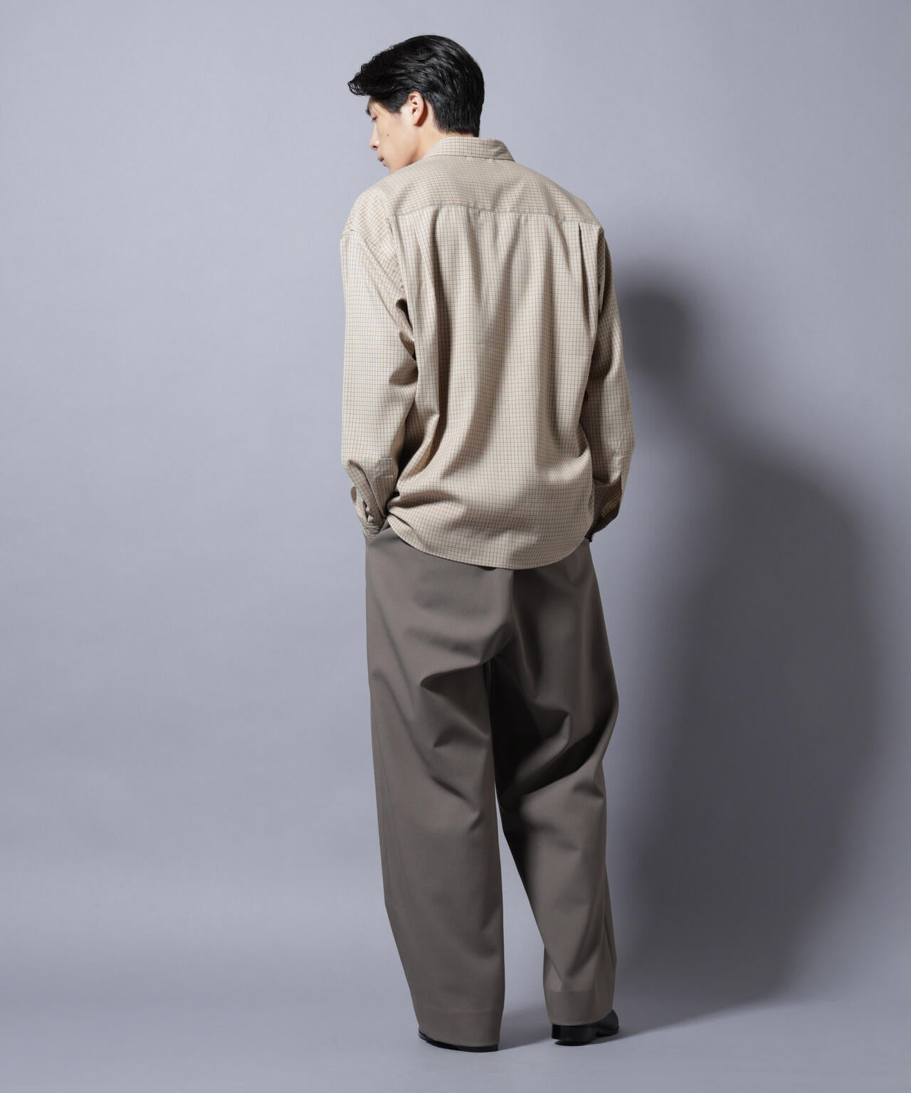 グランパチェックシャツ