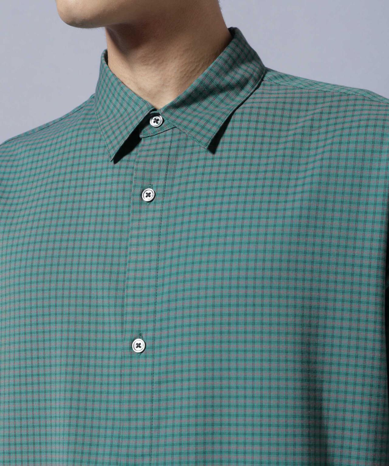 グランパチェックシャツ