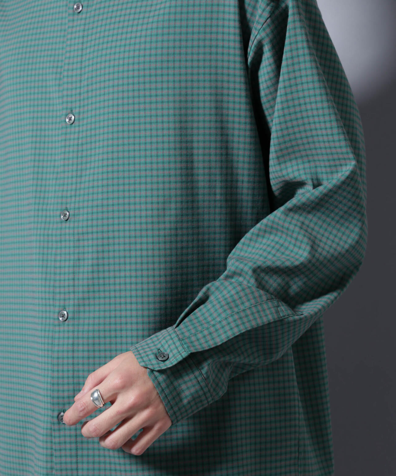 グランパチェックシャツ