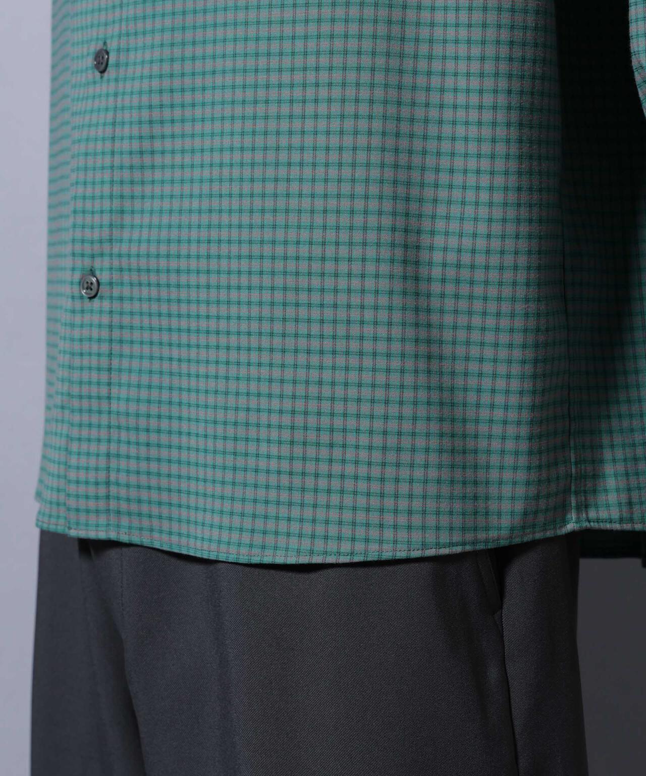 グランパチェックシャツ