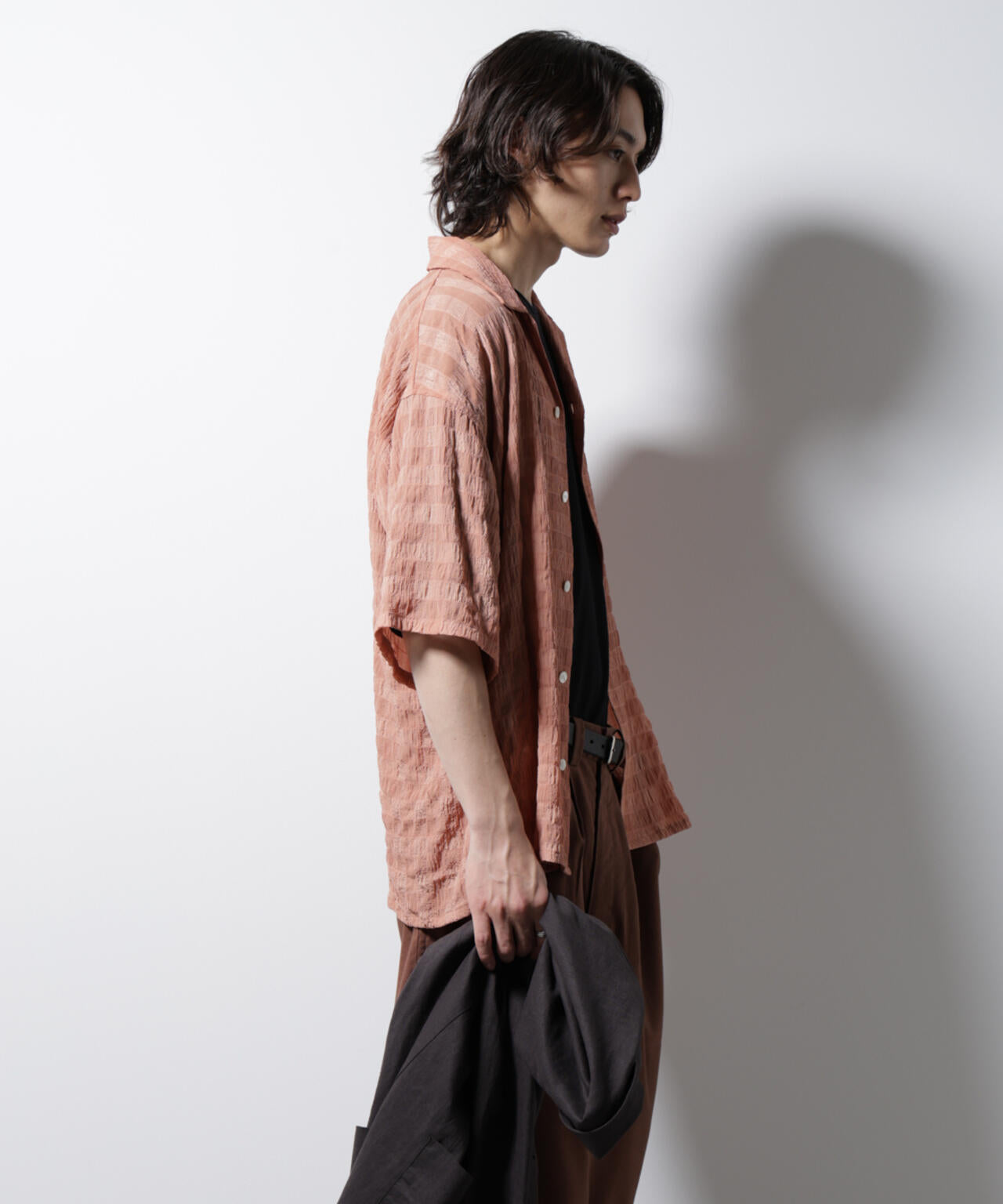 シースルーチェックシャツ