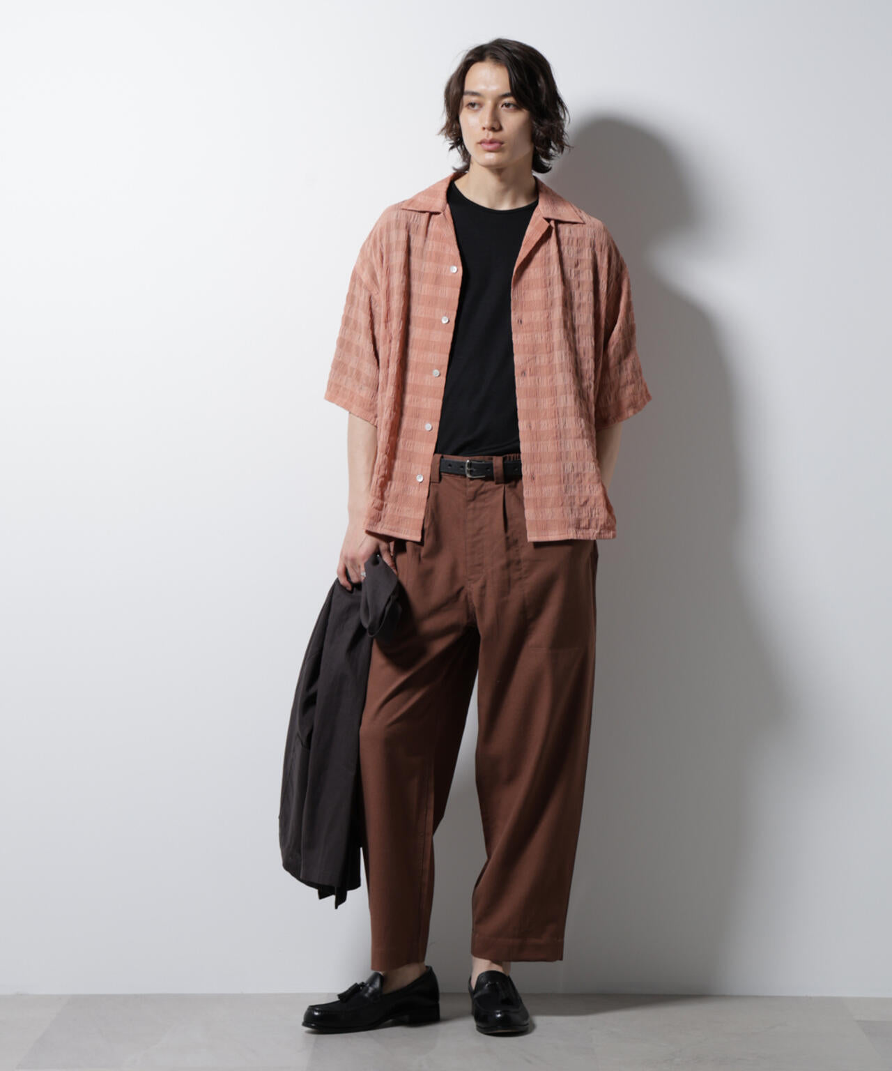 シースルーチェックシャツ