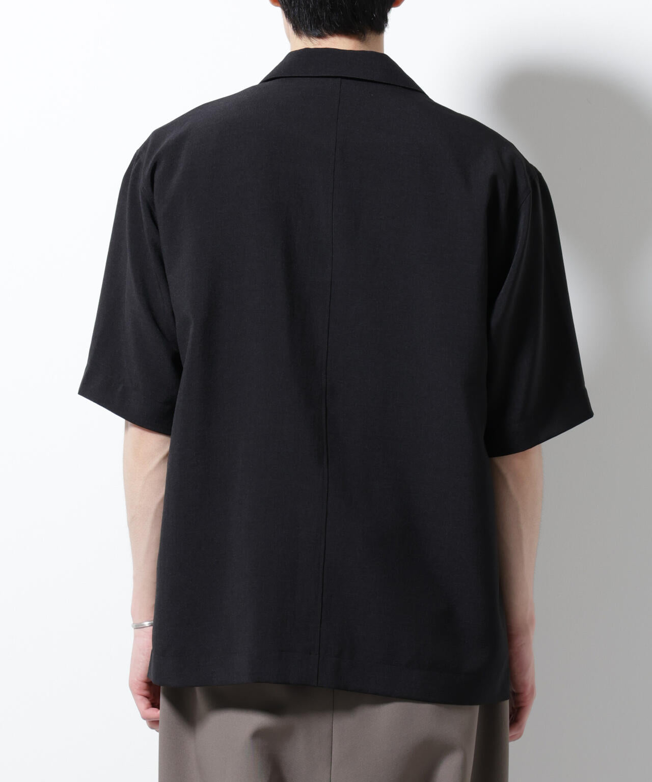 メランジドライシャツジャケット 半袖(セットアップ可)