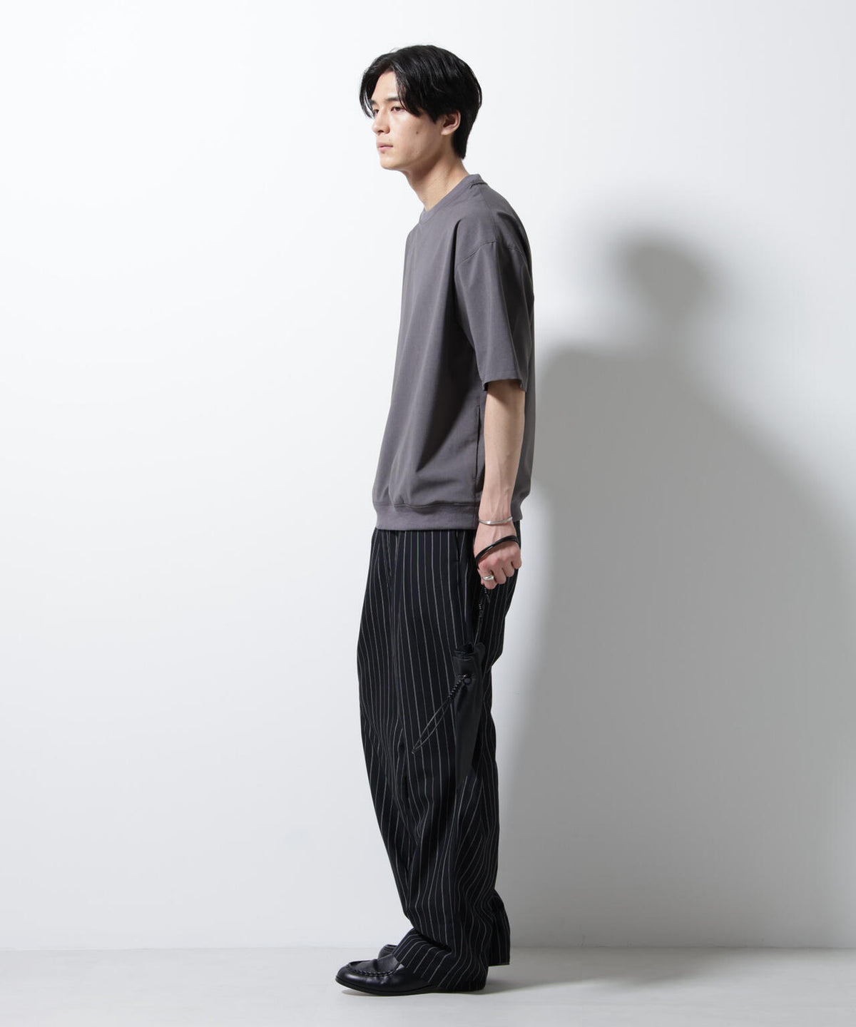 エアリーストレッチ布帛Tシャツ