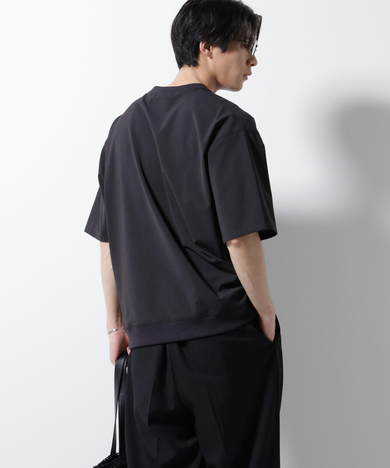 エアリーストレッチ布帛Tシャツ