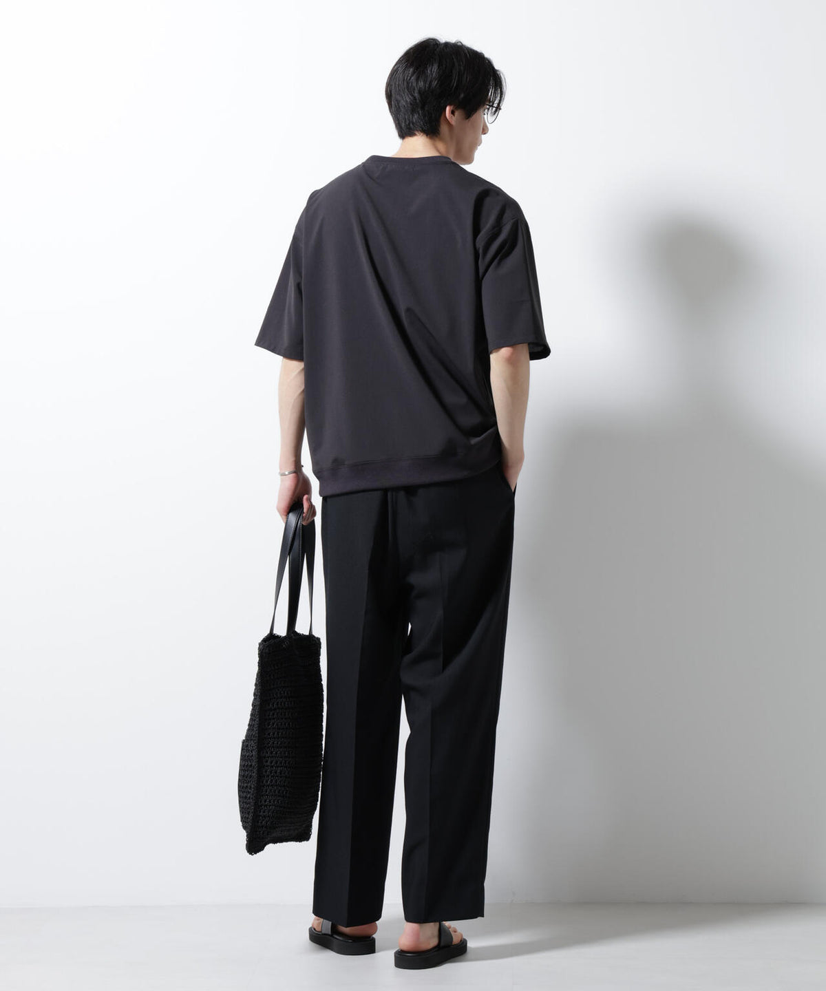 エアリーストレッチ布帛Tシャツ