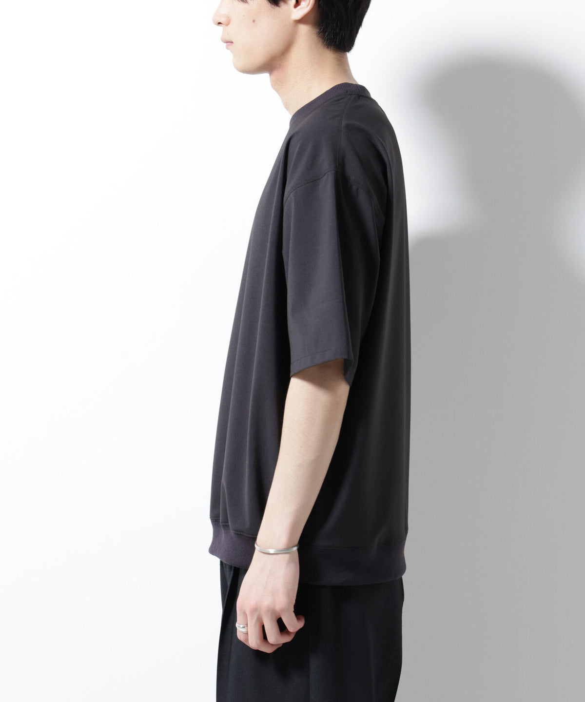 エアリーストレッチ布帛Tシャツ