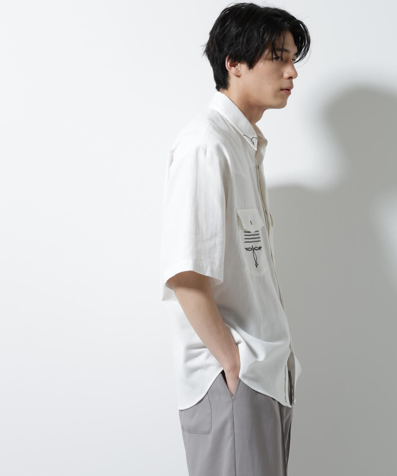 エンブロイダリー ウェスタンシャツ