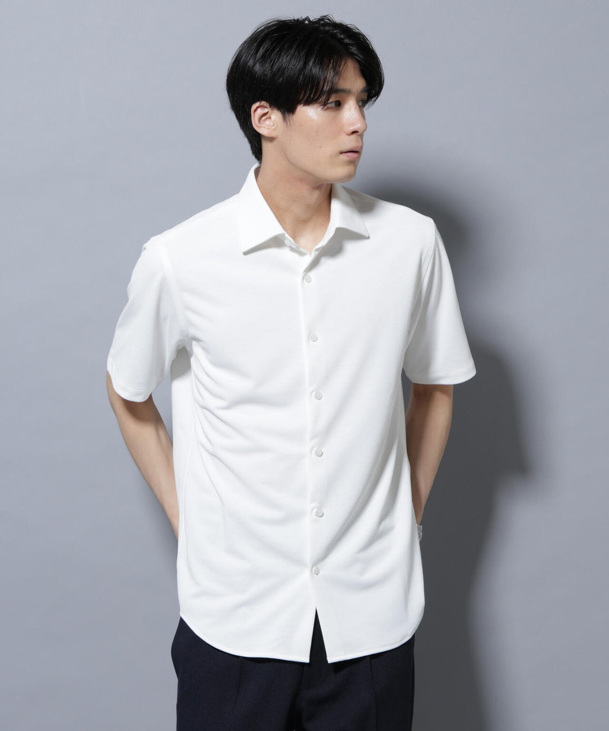「N SHIRTS」 AERO FREEZE 鹿の子シャツ