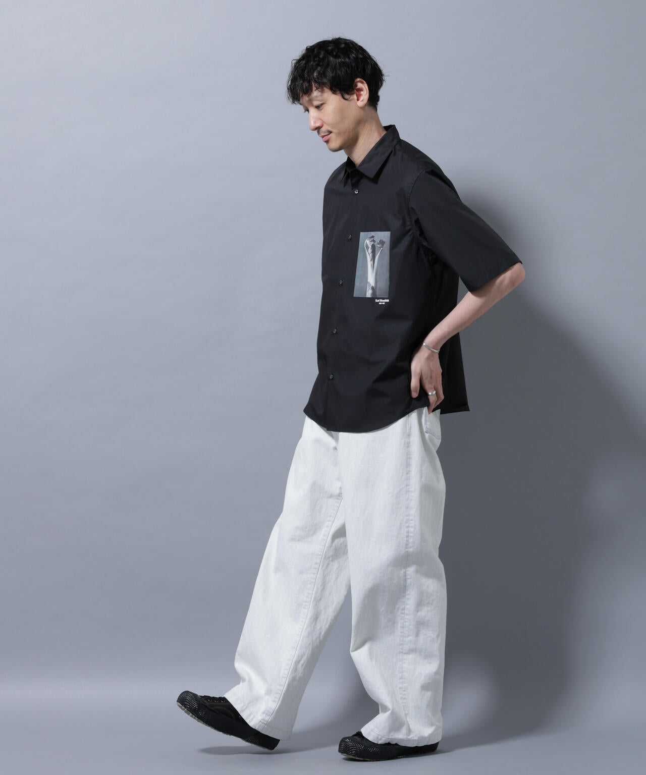 「着るアート」karl blossfeldt 半袖シャツ2