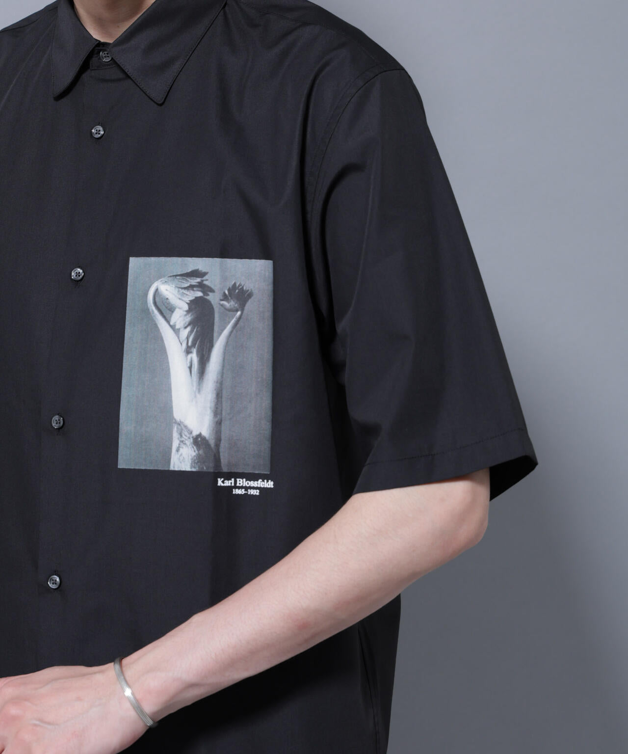 「着るアート」karl blossfeldt 半袖シャツ2