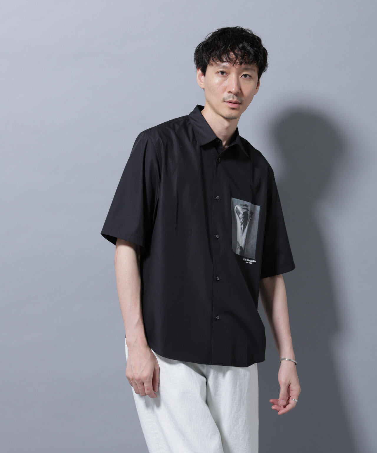 「着るアート」karl blossfeldt 半袖シャツ2